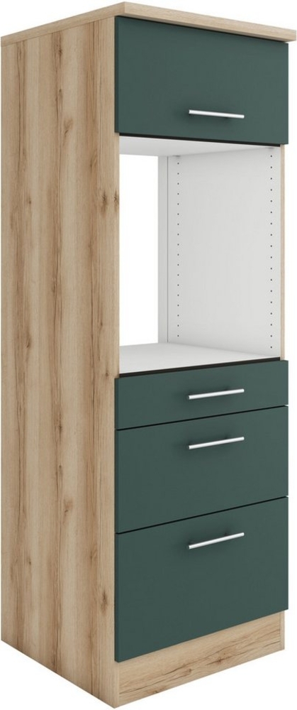 OPTIFIT Backofenumbauschrank Bella Breite 60 cm, mit 3 Schubkästen und 1 Klappe Bild 1