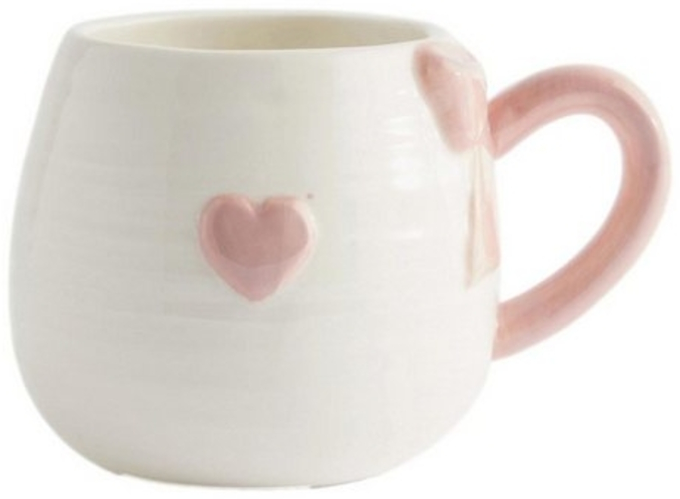 Next Becher Becher mit Herzmotiv und Schleife, 1-tlg, Steingut Bild 1