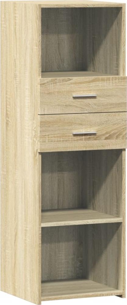 vidaXL Highboard Sonoma-Eiche 40x42,5x124 cm Holzwerkstoff 846161 Bild 1