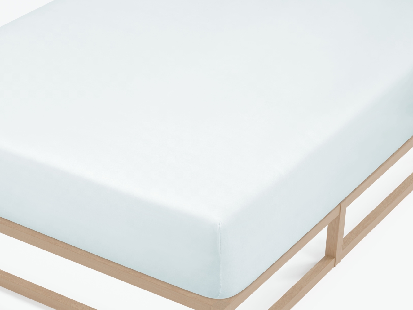 biberna Feinjersey-Spannbetttuch 0077144, ciel, 1x 60x120 cm - 70x140 cm Bild 1