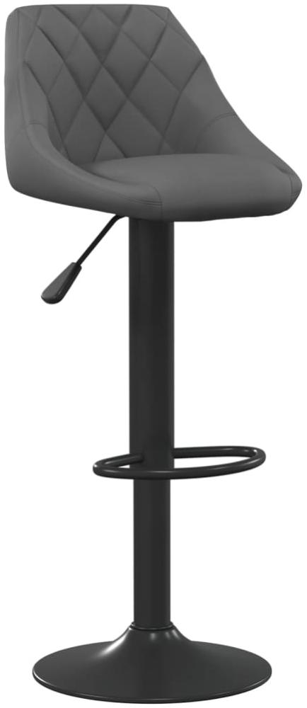 vidaXL Barhocker Dunkelgrau Samt [335339] Bild 1