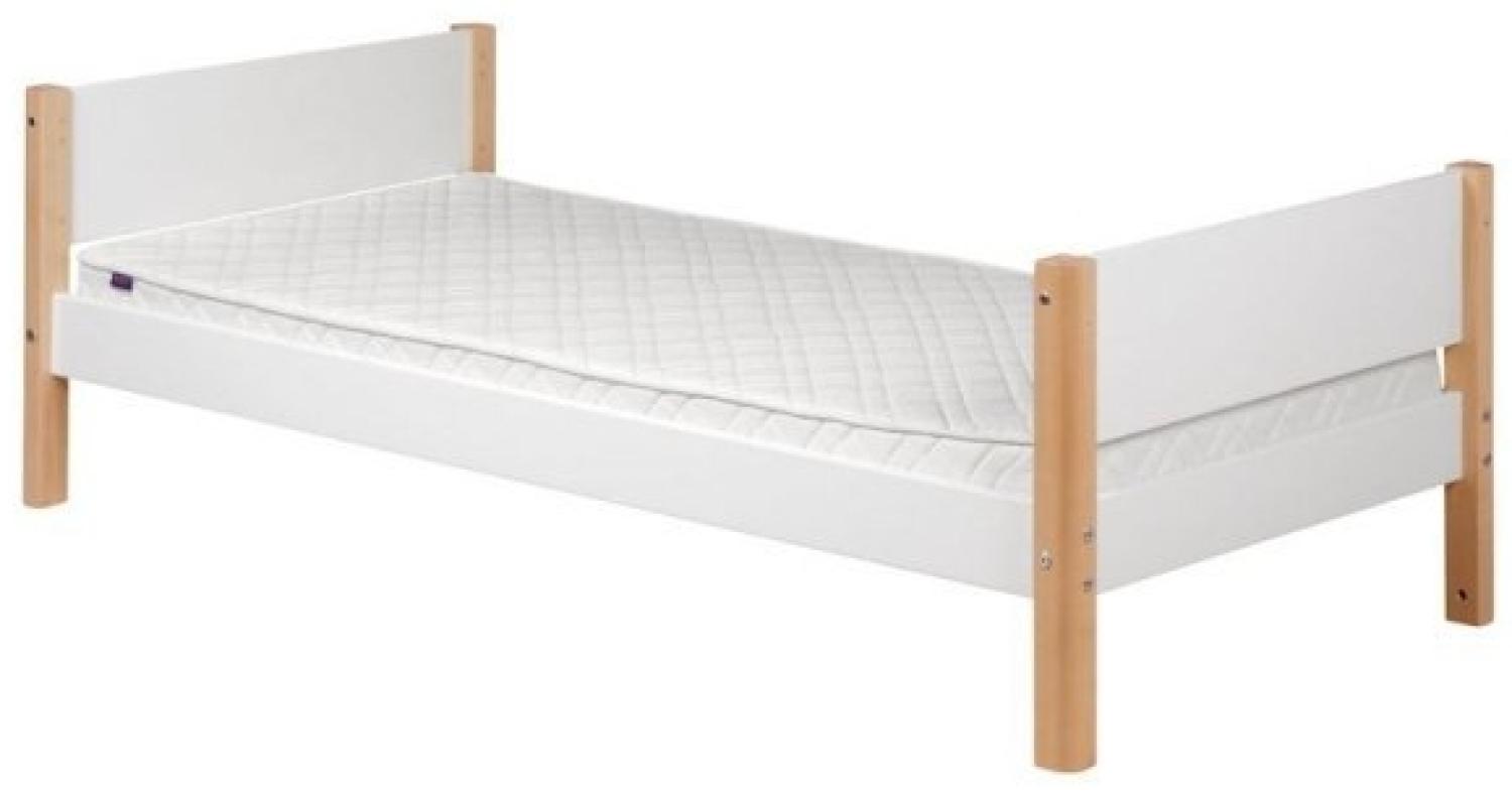 Flexa 'White' Einzelbett weiß, 90x200 cm Bild 1