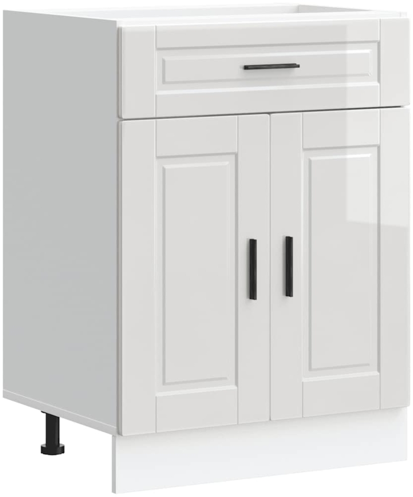 vidaXL Küchenunterschrank Porto Hochglanz-Weiß Holzwerkstoff 853969 Bild 1
