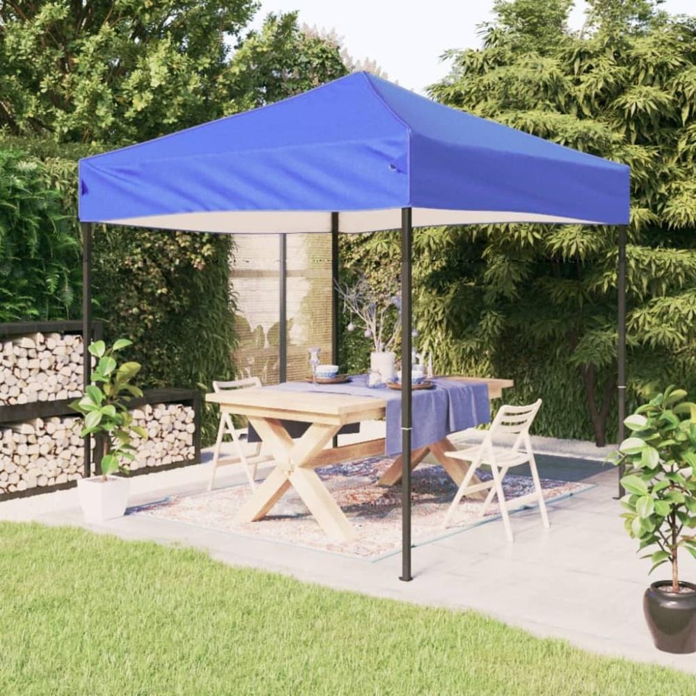 vidaXL Partyzelt Faltbar Blau 3x3 m 93514 Bild 1