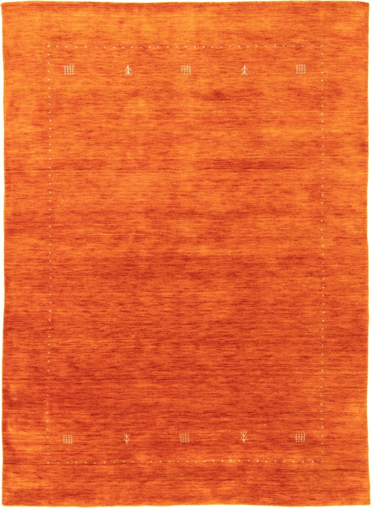 Morgenland Wollteppich - 200 x 140 cm - Orange Bild 1