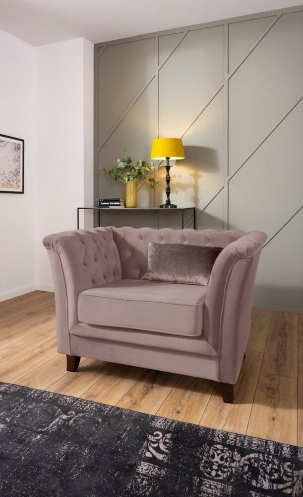 Home affaire Chesterfield-Sessel Dover Sessel, passend zur "Dover"-Serie mit Knopfheftung und losem Sitzkissen Bild 1