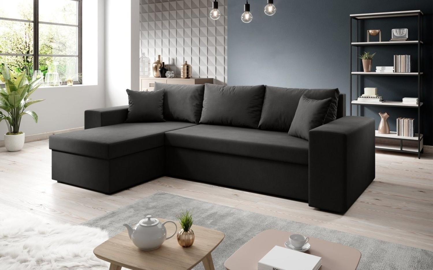 Luxusbetten24 Schlafsofa Designer Sofa Denver, mit Stauraum und Schlaffunktion Bild 1