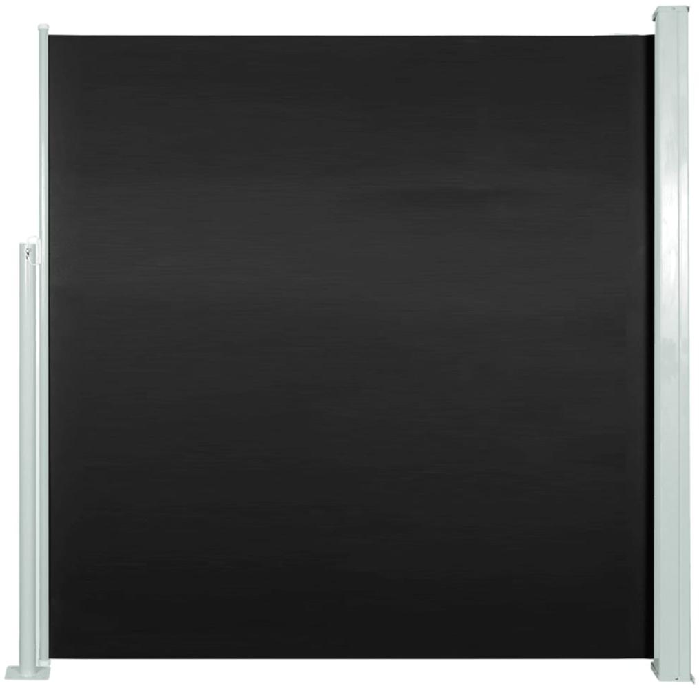 vidaXL Ausziehbare Seitenmarkise 140x300 cm Schwarz 45353 Bild 1