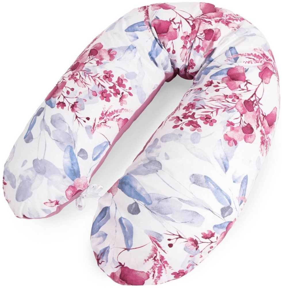 Amilian Stillkissen XXL 170 cm - Schwangerschaftskissen & Seitenschläferkissen mit Bezug, - Lagerungskissen - Nursing Pillow - Pregnancy Pillow, mit Füllung, Schlafkissen für Seitenlage - Körperkissen Bild 1