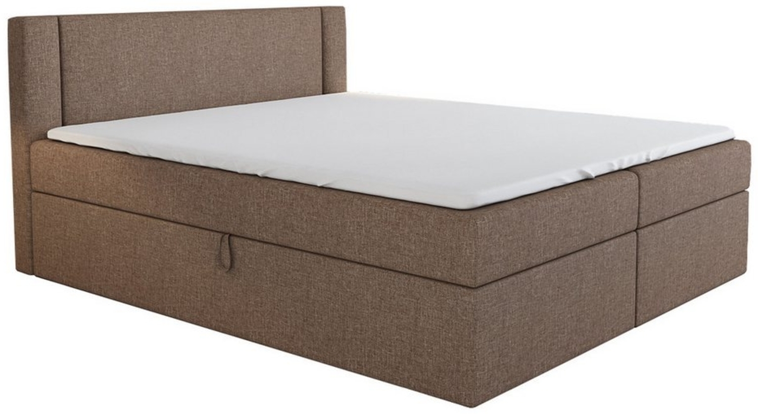A&J MöbelLand GmbH Boxspringbett ALI mit 2 Bettkästen und Topper. (Boxspringbett mit Bettkasten und gepolstertem Kopfteil. Inclisive Topper!, TOP ANGEBOT), Länge 208 cm Höhe 106 cm Bild 1
