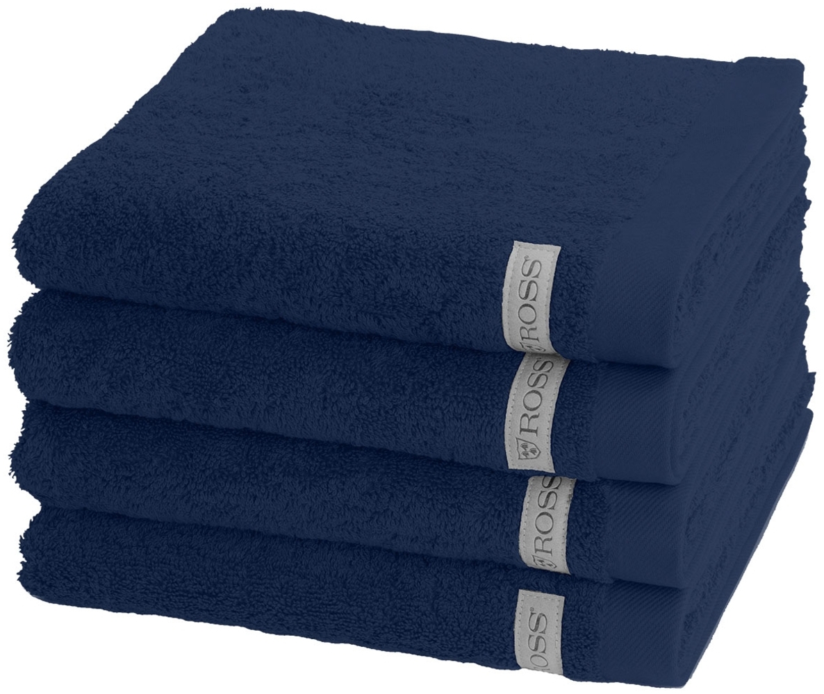 Ross Sinfonie 4 tlg. Frottier-Set - 4 X Handtuch (50 X 100cm) - 500 g/m2 - Denim Bild 1
