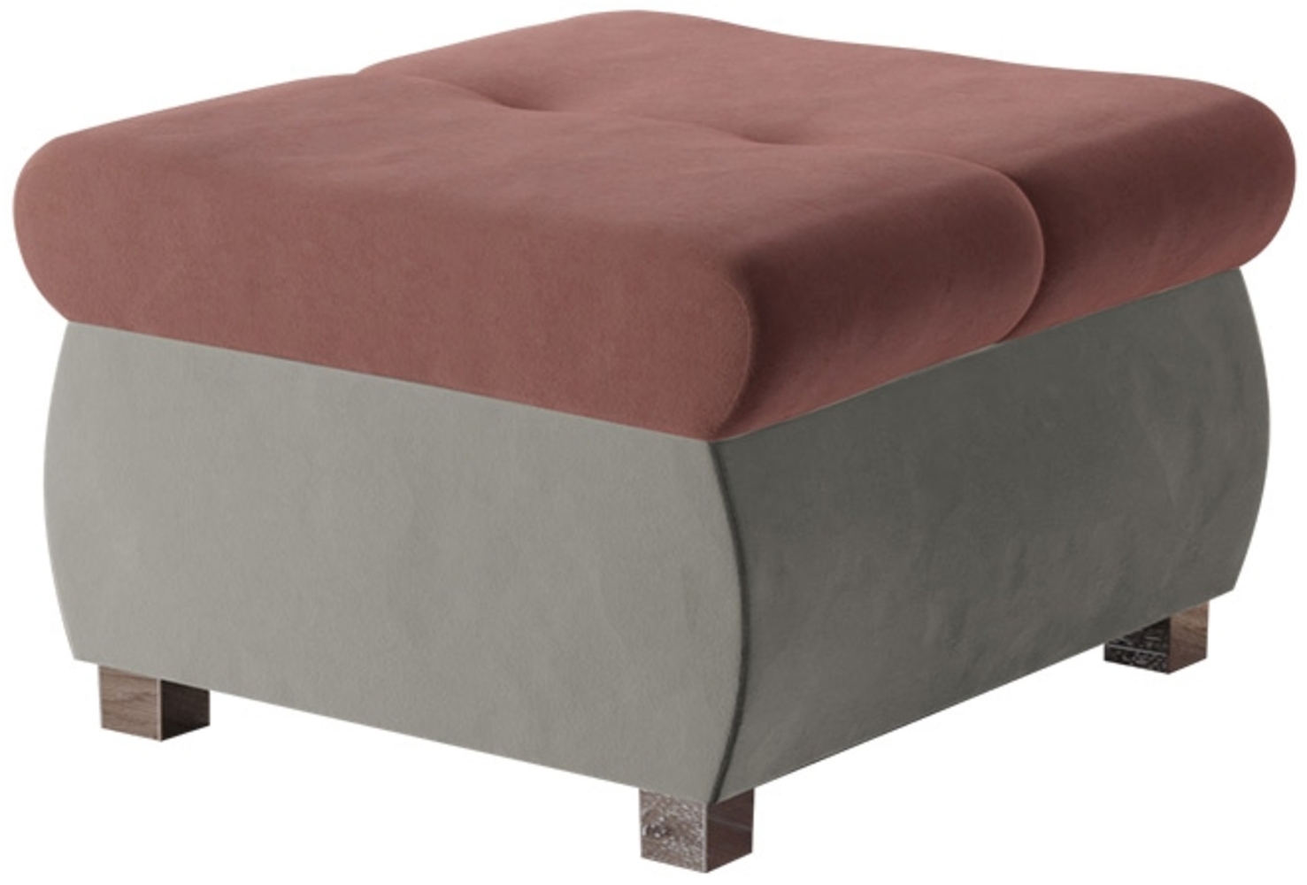 Polsterhocker Orkan Klein (Farbe: Magic Velvet 2240 + Magic Velvet 2258) Bild 1