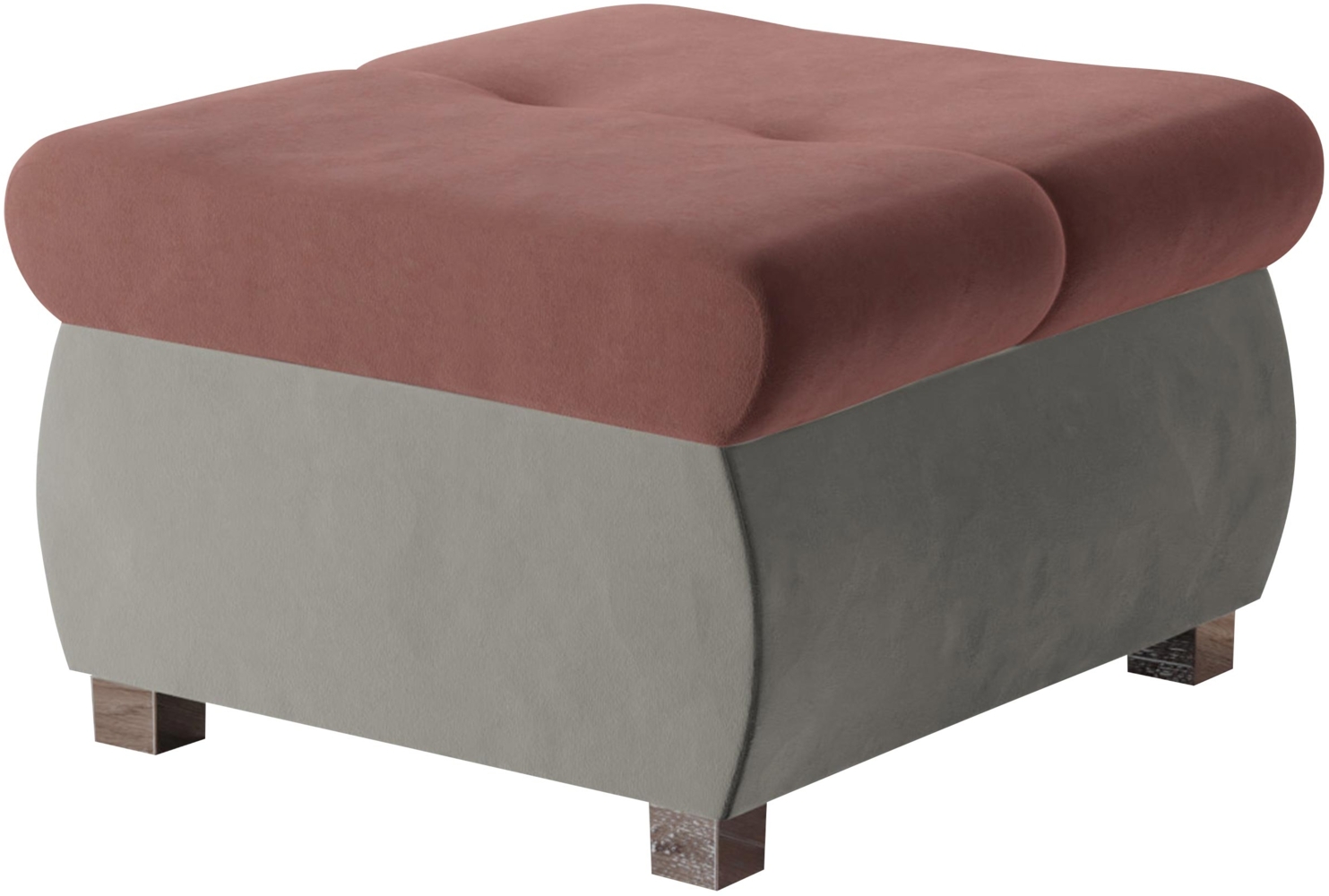 Polsterhocker Orkan Klein (Farbe: Magic Velvet 2240 + Magic Velvet 2258) Bild 1