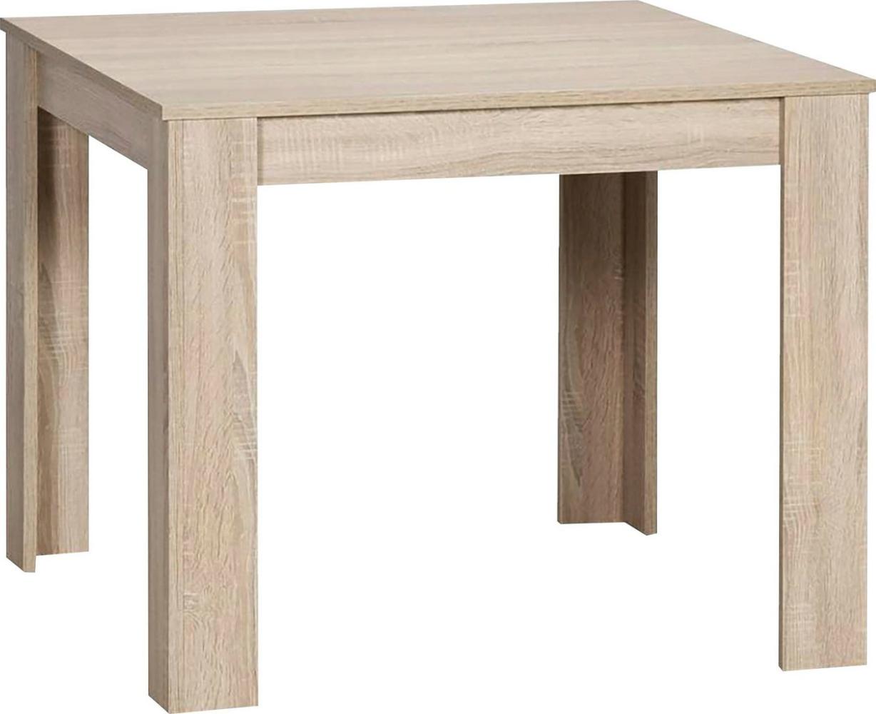 Homexperts 'NICK' Esstisch, Holzwerkstoff Spanplatte Sonoma Eiche, B 90 x H 75 x T 90 cm Bild 1