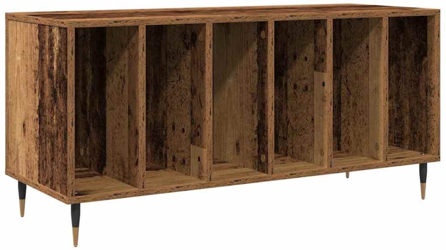 vidaXL Schallplattenschrank Altholz 100 x 38 x 48 cm Holzwerkstoff 862899 Bild 1