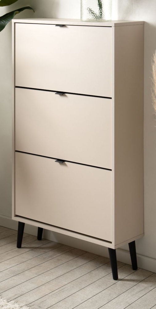 Schuhschrank Aldan in samt 70 x 125 cm Bild 1