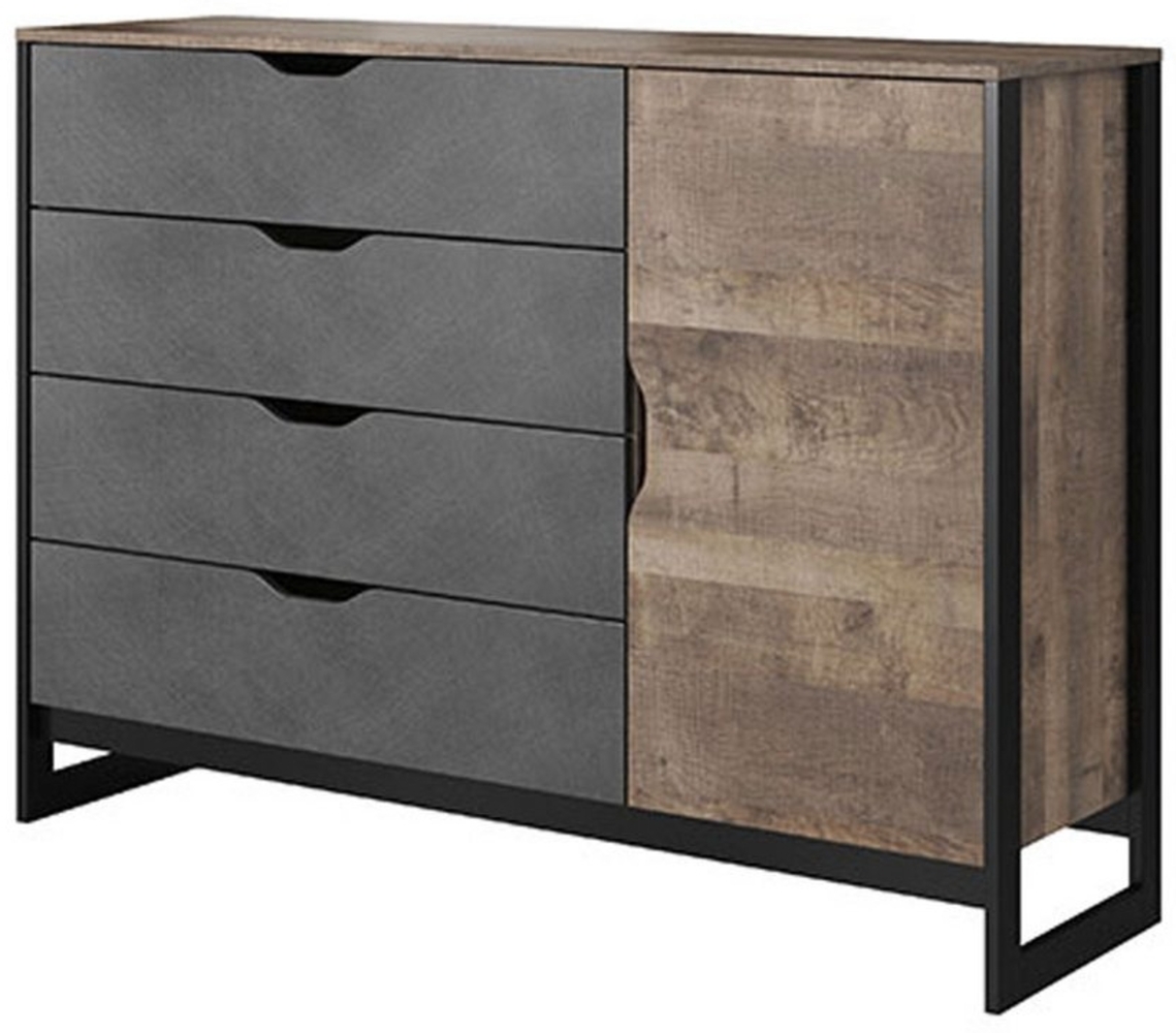 Industrial Style Sideboard Kommode 138cm Bild 1