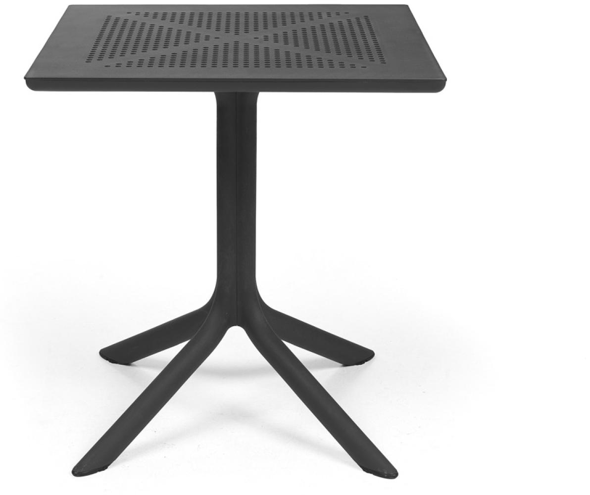 Tisch Clip Kunststoff (Antracite 70 x 70 cm ) Bild 1