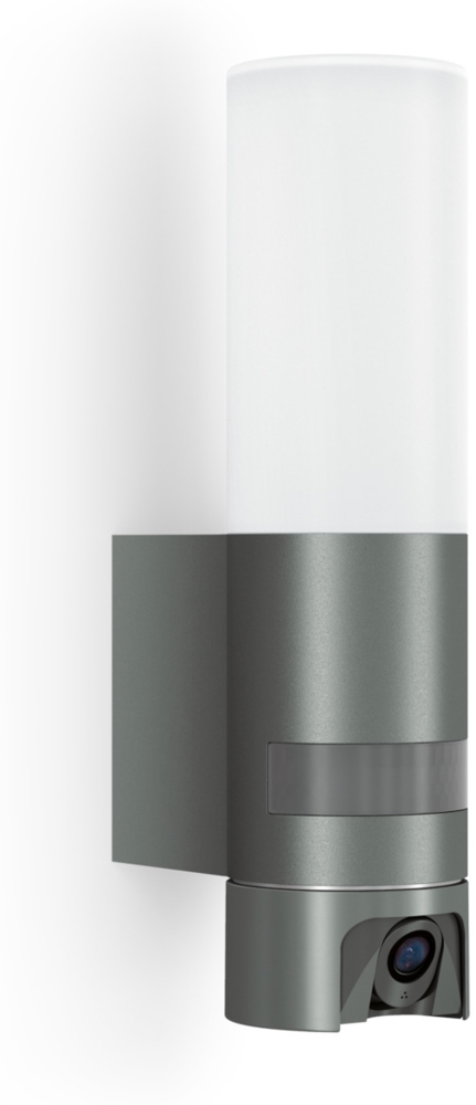 Steinel 'L 620 Cam SC' LED-Kameraleuchte mit Bewegungsmelder und Gegensprechanlage, per App steuerbar, 14,1 W, 3000 K, Aluminium / Glas anthrazit, 30,5 x 13,1 x 7,8 cm Bild 1