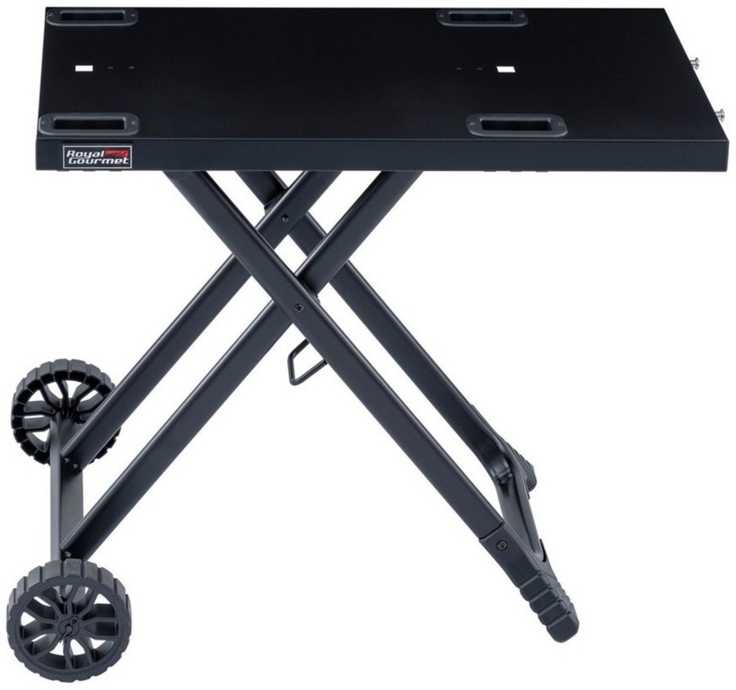 Royal Gourmet Sideboard Klappbar Grillwagen für Gasgrill, Tragbarer Gril, mit 2-Brenner Tragbarer Gasgrill, schwarz Bild 1