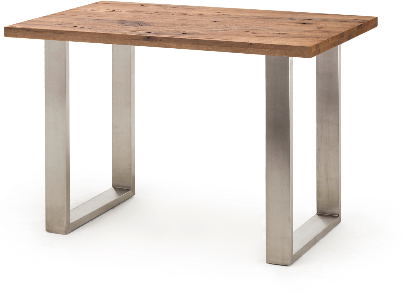 Bartisch Castello - Eiche Bassano / Edelstahl, Breite: 180cm x Tiefe: 100cm x Höhe: 95cm Bild 1