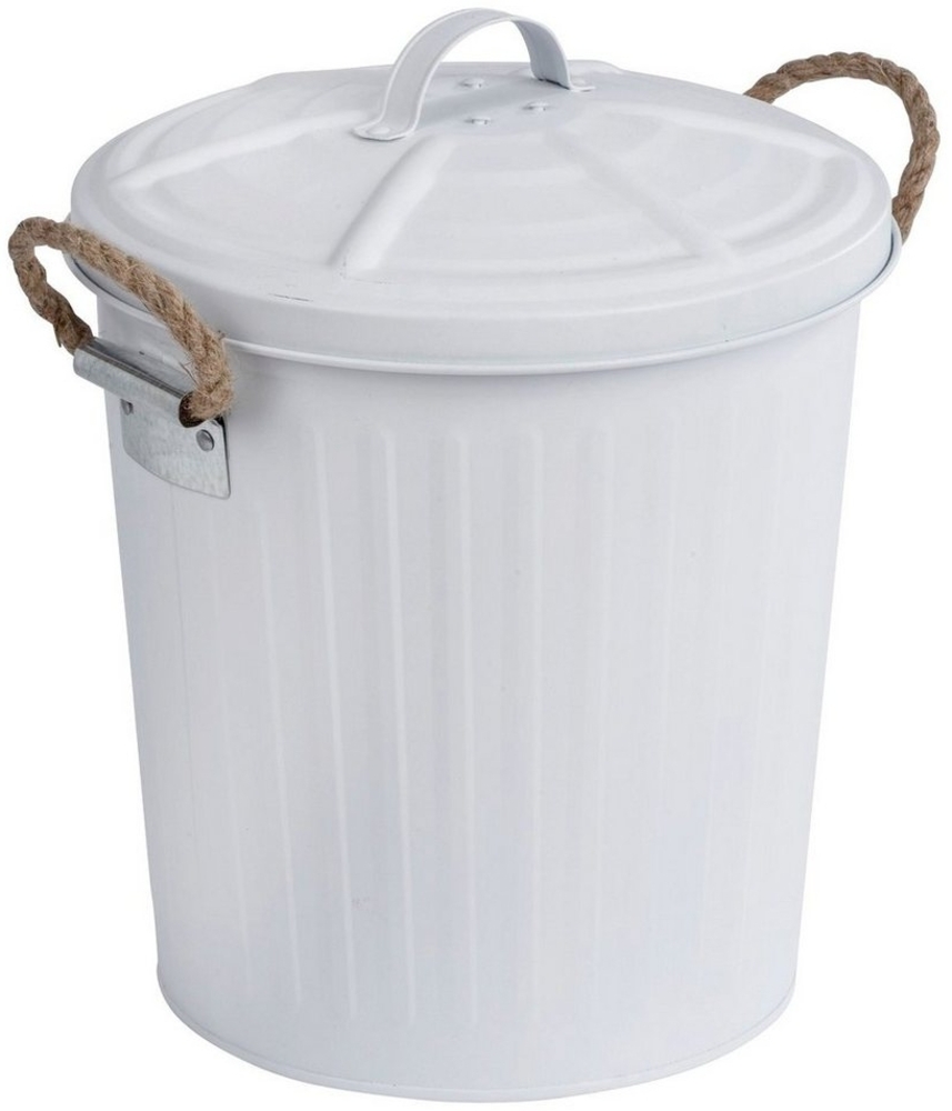 WENKO GARA Kosmetikeimer 6 Liter, Weiß matt Bild 1