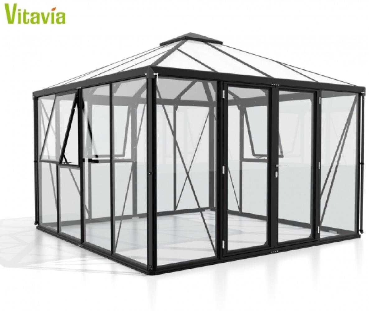 Vitavia Gewächshaus Fortuna ESG/HKP, schwarz Bild 1