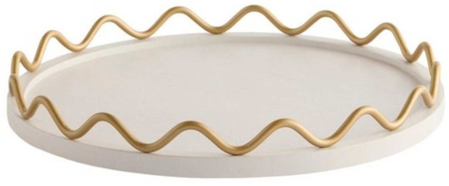Next Tablett Bronx Dekoratives Holztablett in Wellenform, Holz, (1-tlg) Bild 1