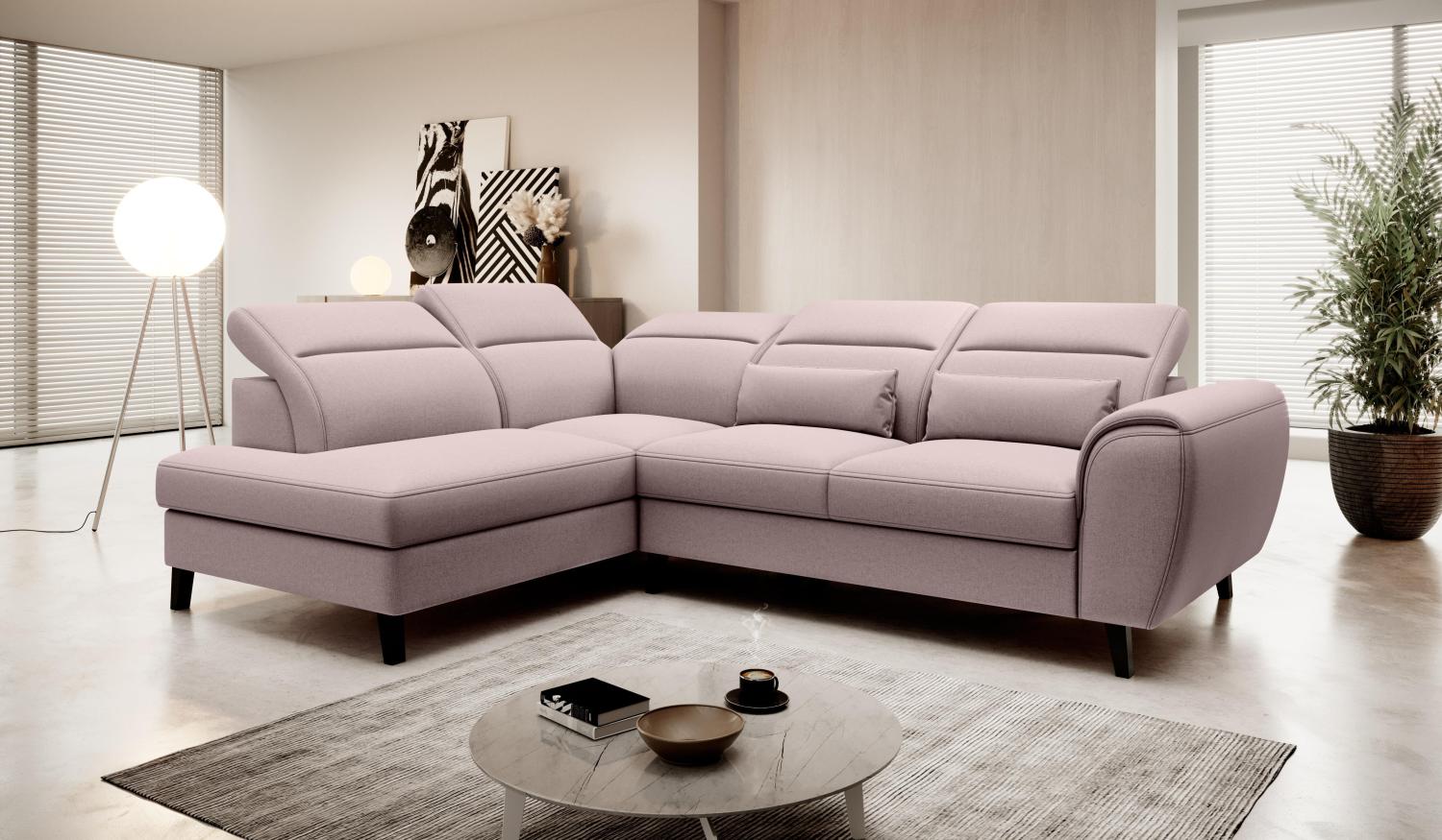 Wohnideebilder Noble Rosa Ecksofas & Eckcouches CO-NOB-LT-101GO Bild 1