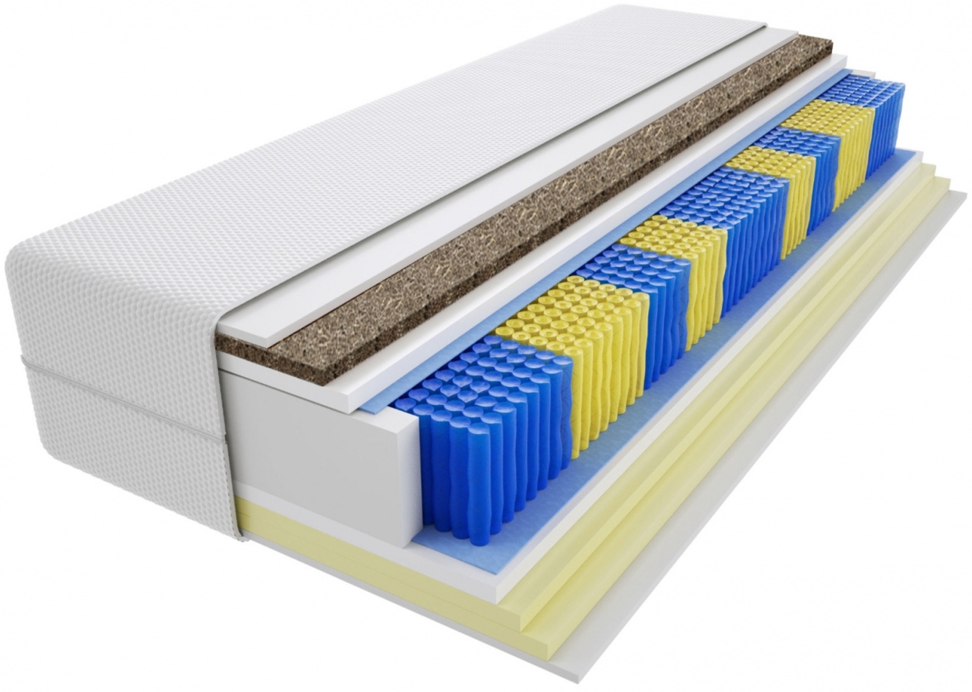 Taschenfederkernmatratze Sens Gras Multitaschen 80x200 cm H1 | H3 Bild 1
