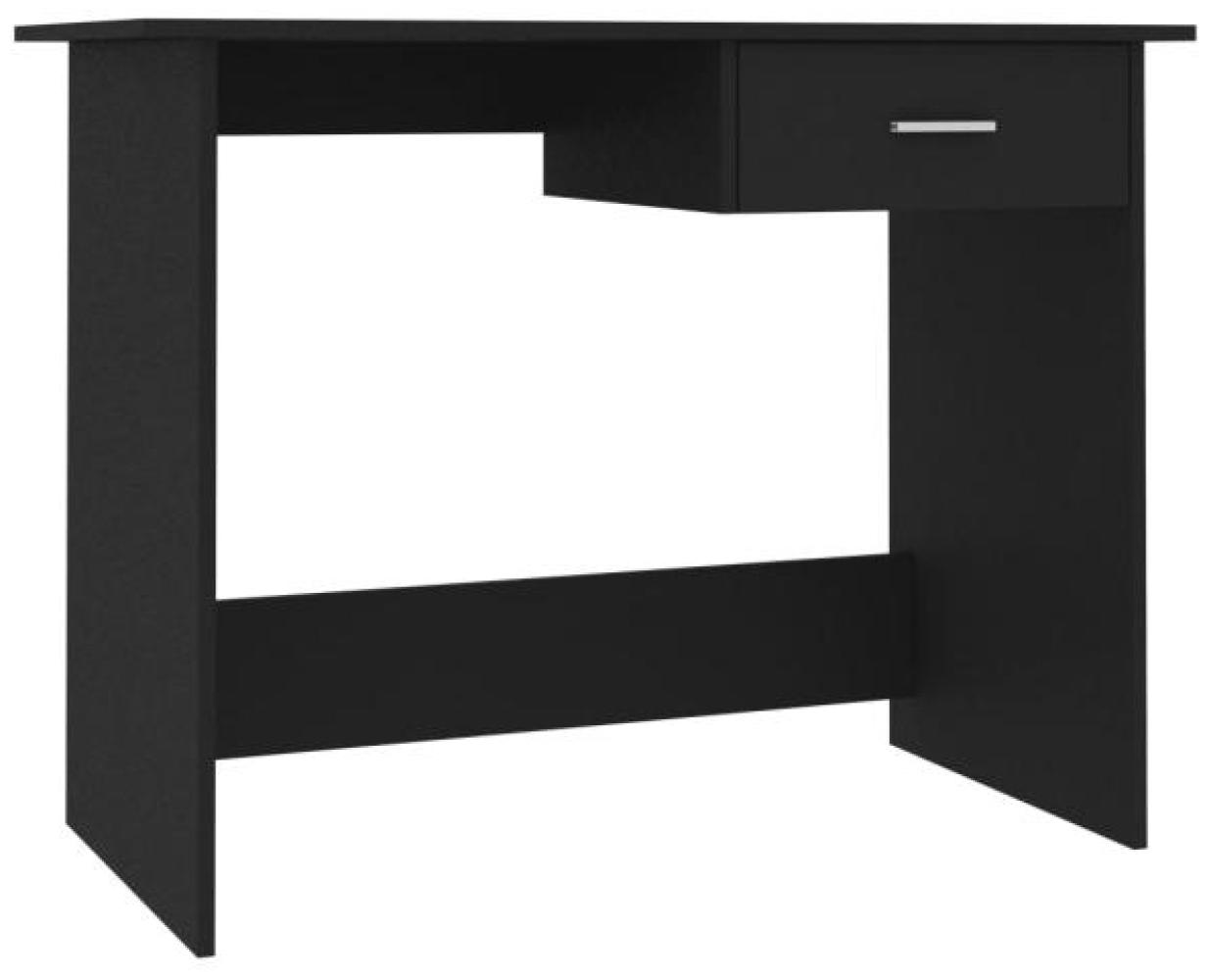 vidaXL Schreibtisch Schwarz 100×50×76 cm Holzwerkstoff 800550 Bild 1