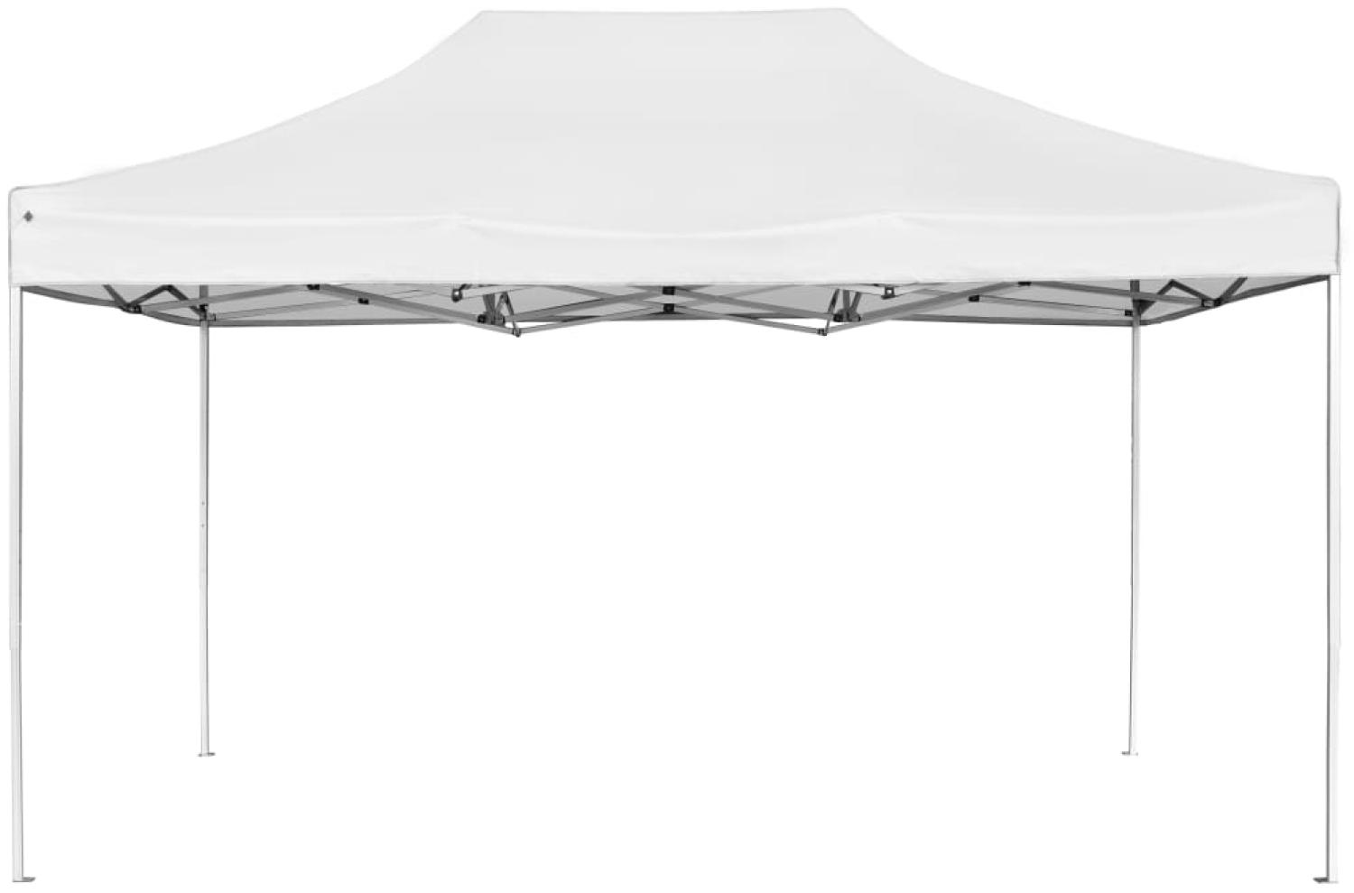 vidaXL Profi-Partyzelt Faltbar Aluminium 4,5x3 m Weiß 45495 Bild 1