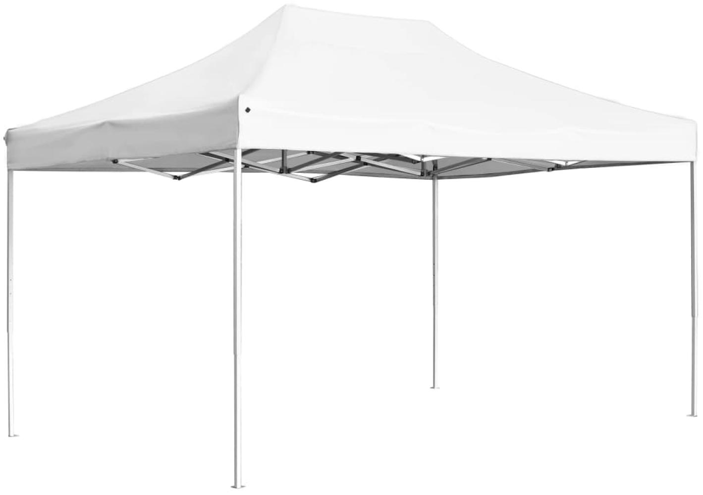 vidaXL Profi-Partyzelt Faltbar Aluminium 4,5x3 m Weiß 45495 Bild 1