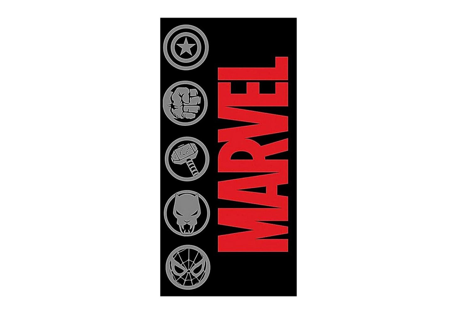 MARVEL Strandtuch, Baumwolle, Duschtuch mit Logoprint 70 x 140 cm Bild 1