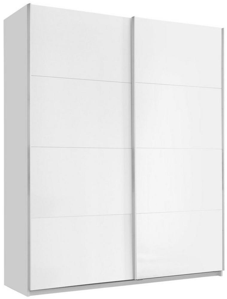 Pol-Power Schwebetürenschrank SEVILLA, Weiß Hochglanz, Weiß matt, B 170 cm x H 210 cm, 2 Türen Bild 1