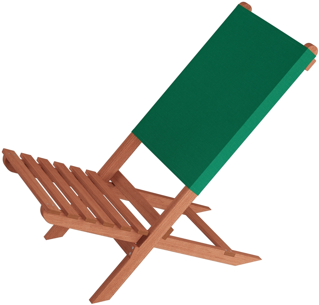 INAKTIV - Klappstuhl Strandstuhl Anglerstuhl Gartenstuhl Stuhl zum Zusammenstecken grüner Bezug 10-352 Bild 1