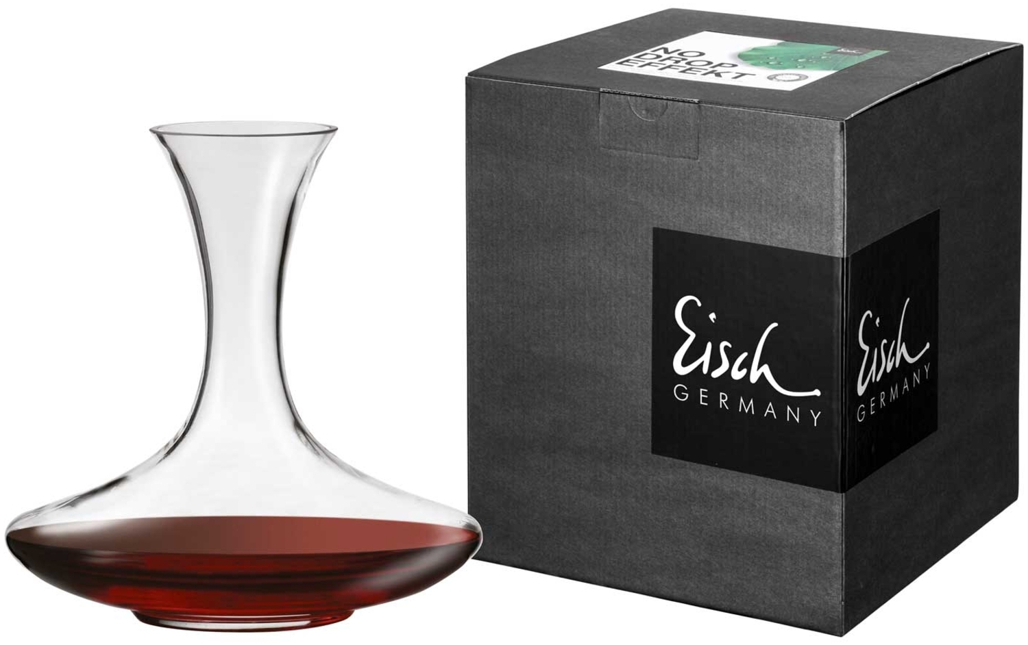 Eisch No Drop Effekt Dekanter 21,9 cm im Geschenkkarton Bild 1