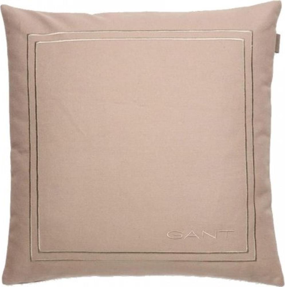 Gant Home Kissenhülle Logo Cushion Light Taupe (50x50cm) 853093801-259 Bild 1