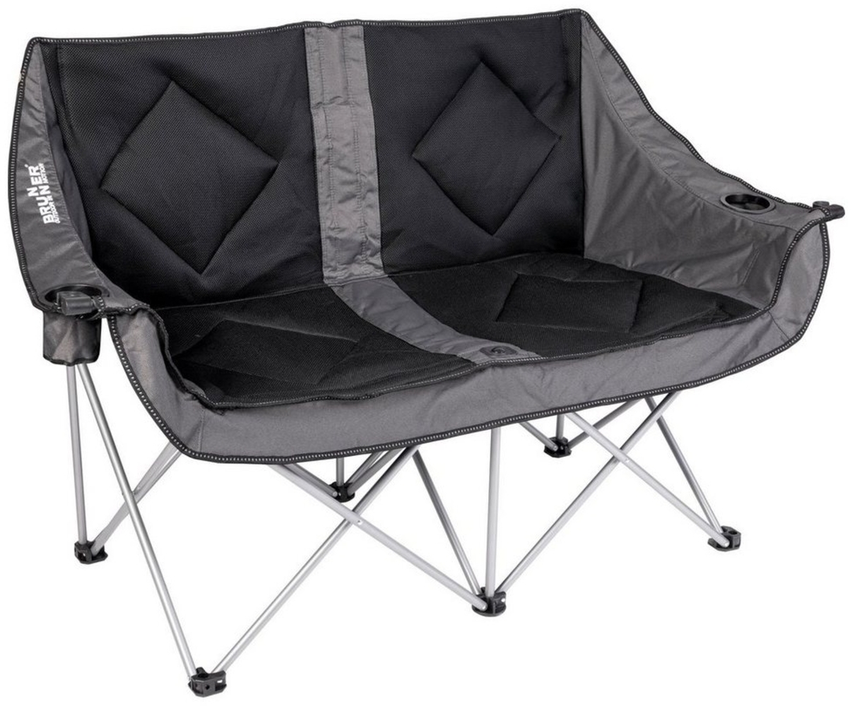 BRUNNER Campingstuhl Camping Sofa Action 3D Doppel Lounge, 2 Personen Klapp Stuhl Couch 200 kg Bild 1