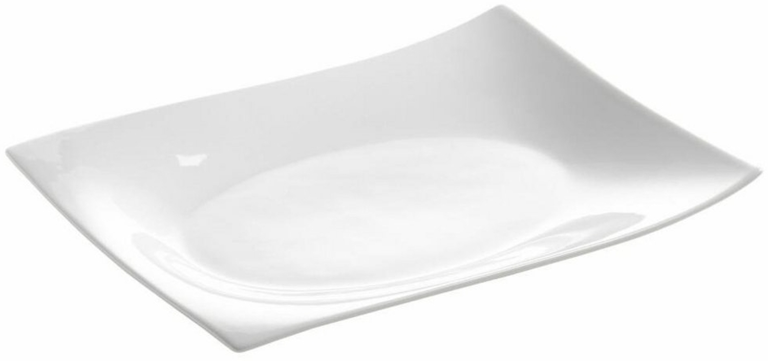 Platte / Teller MOTION eckig 30 x 22 cm / Servierplatte / White Basics / Speiseteller Bild 1