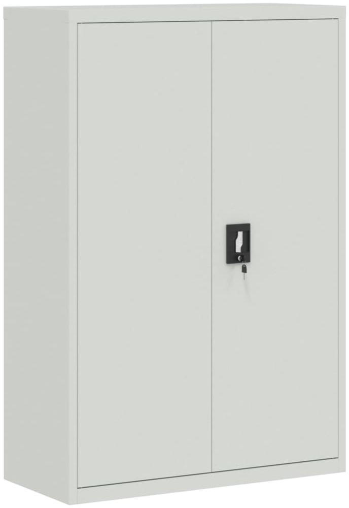 vidaXL Aktenschrank 90×40×140 cm Stahl Grau 244649 Bild 1