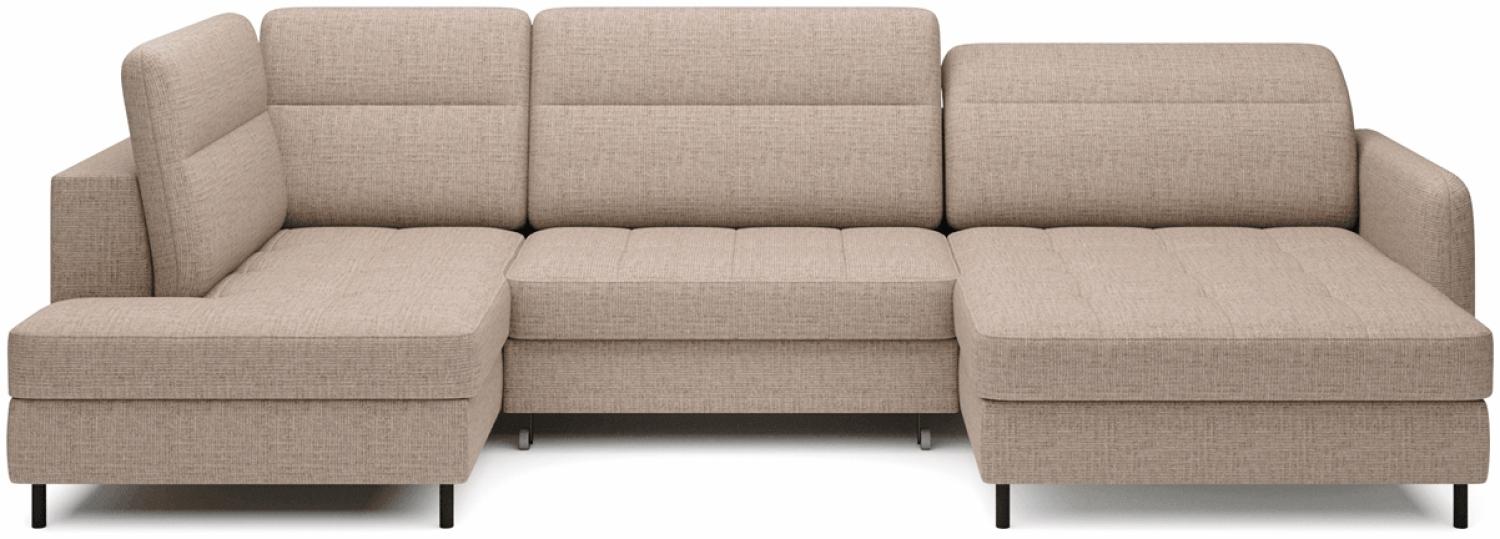 ELTAP 'Berrto' Ecksofa,, Dunkelbeige, 300x130, Links Bild 1