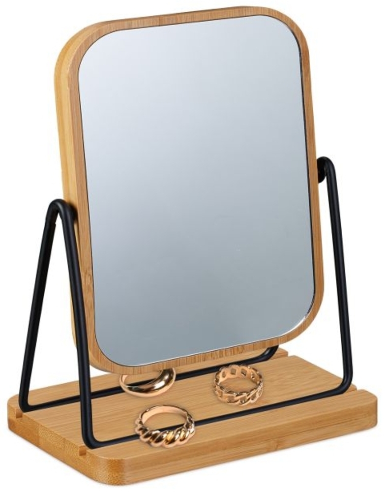 Tischspiegel mit Bambusrahmen 10050257_46 Bild 1