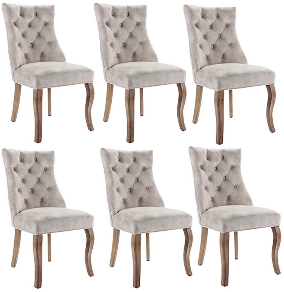 Celya Esszimmerstuhl Polsterstuhl mit Knopfsteppung, (Set, 6St) Bild 1