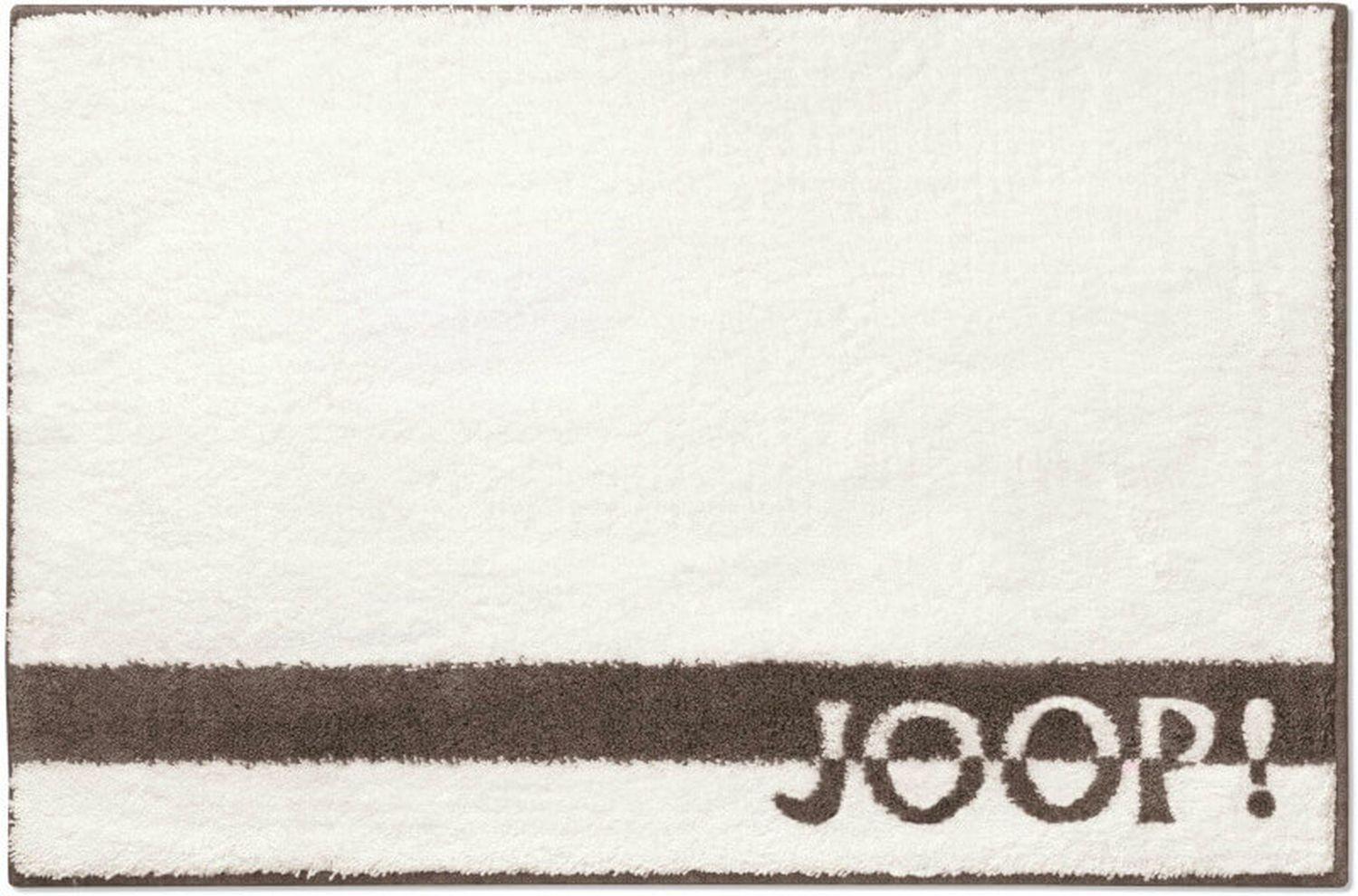 JOOP! Badteppich 141 LOGO STRIPES Creme 50x60 cm Bild 1