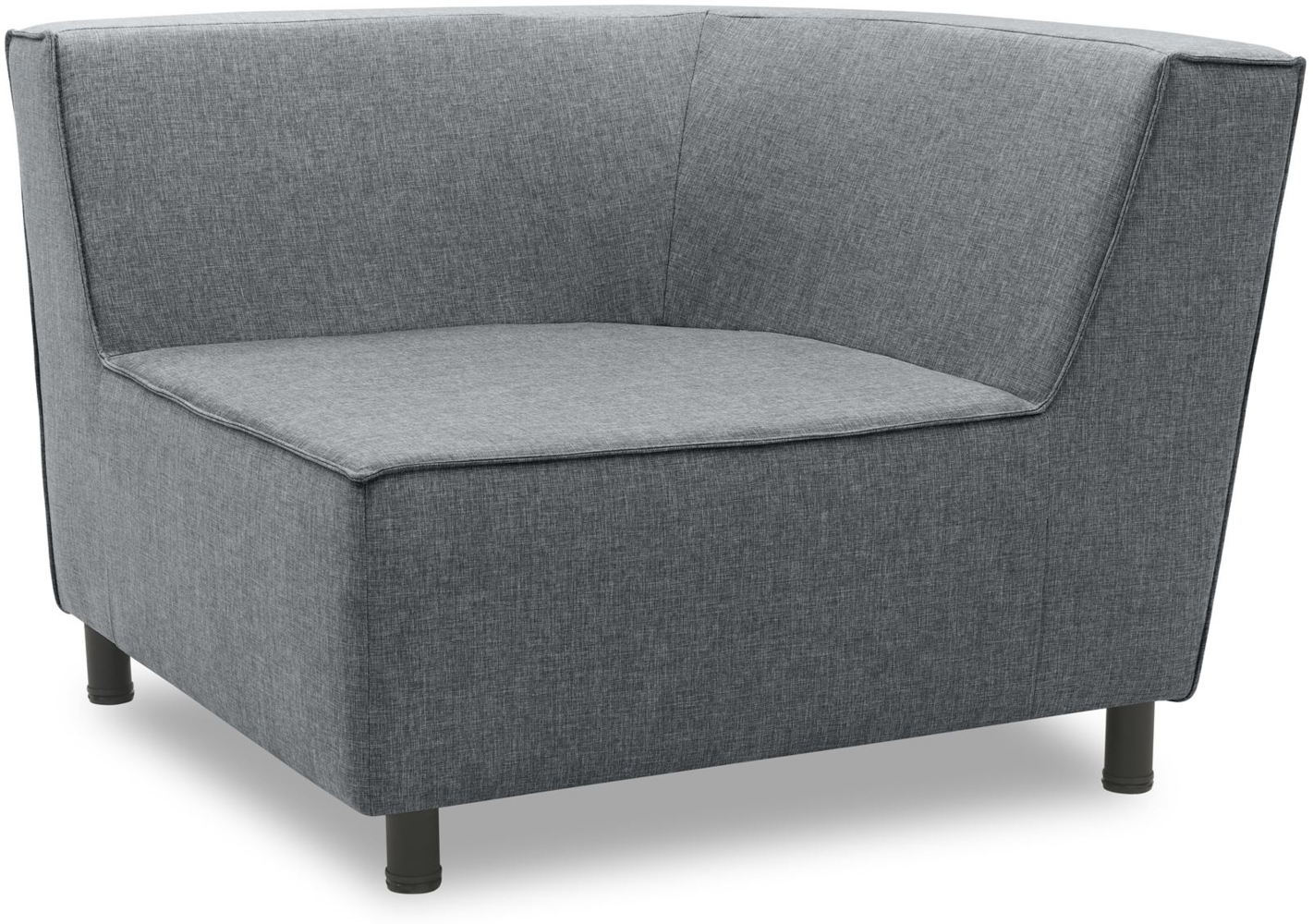 Gartenlounge Ecke Brandie 103x77x103 mit Outdoorbezug in dunkelgrau Bild 1