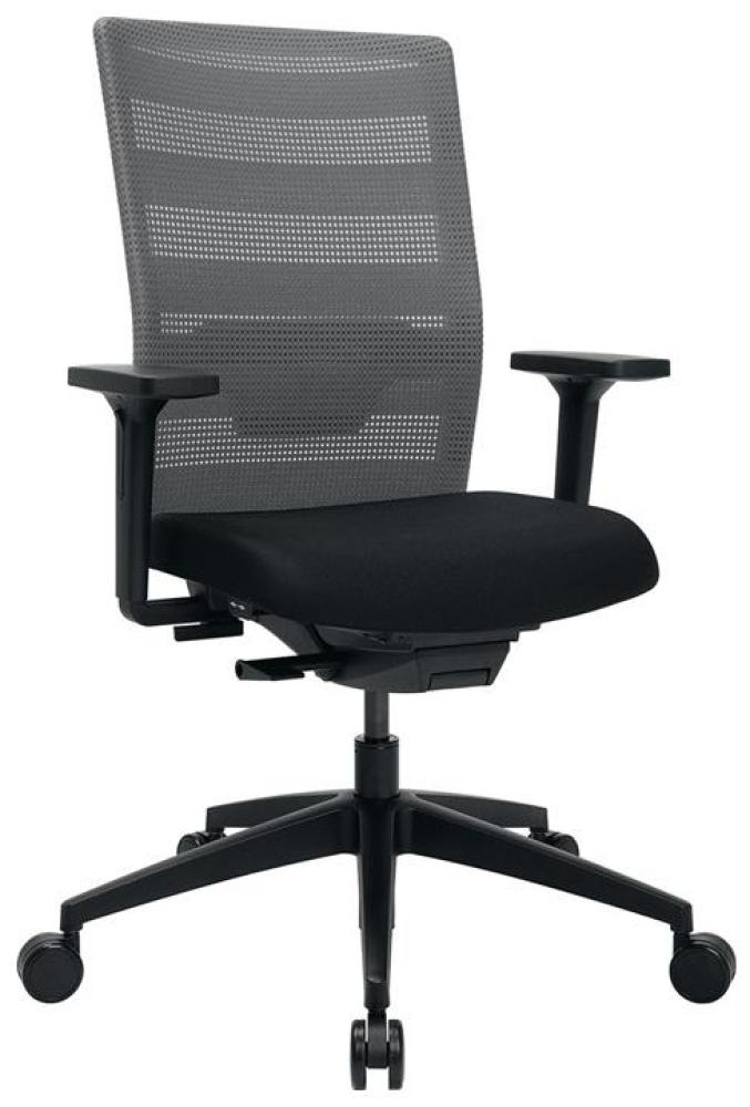 Topstar Bürodrehstuhl Drehstuhl Airwork grau-Teppichbodenrollen Bild 1