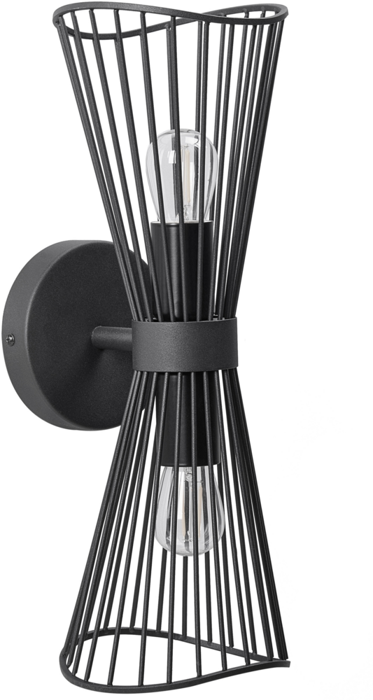 Wandlampe PARADA Metall Schwarz Bild 1