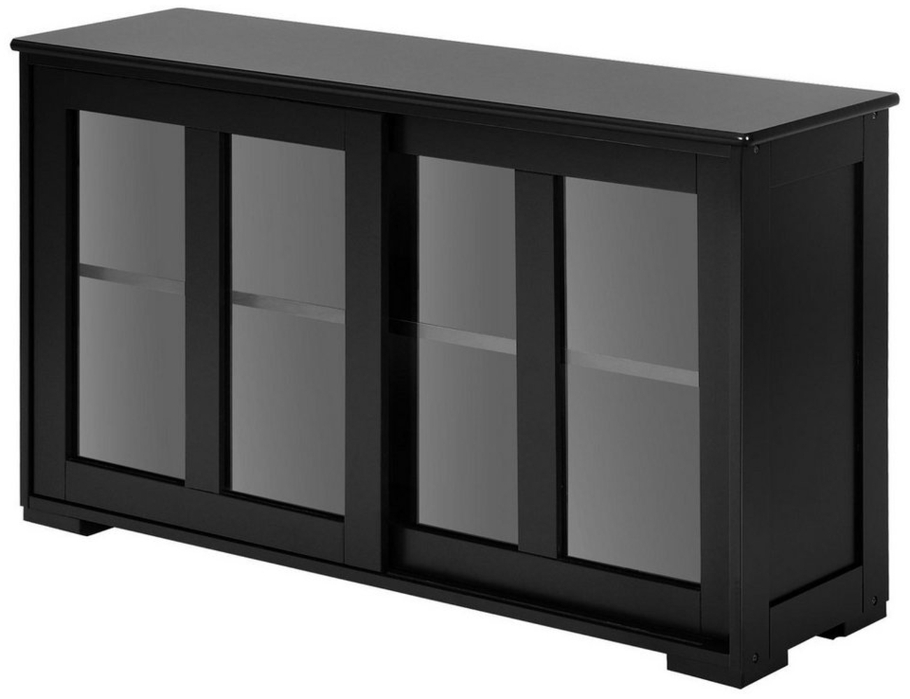 KOMFOTTEU Sideboard Küchenschrank, mit Schiebetüren Bild 1