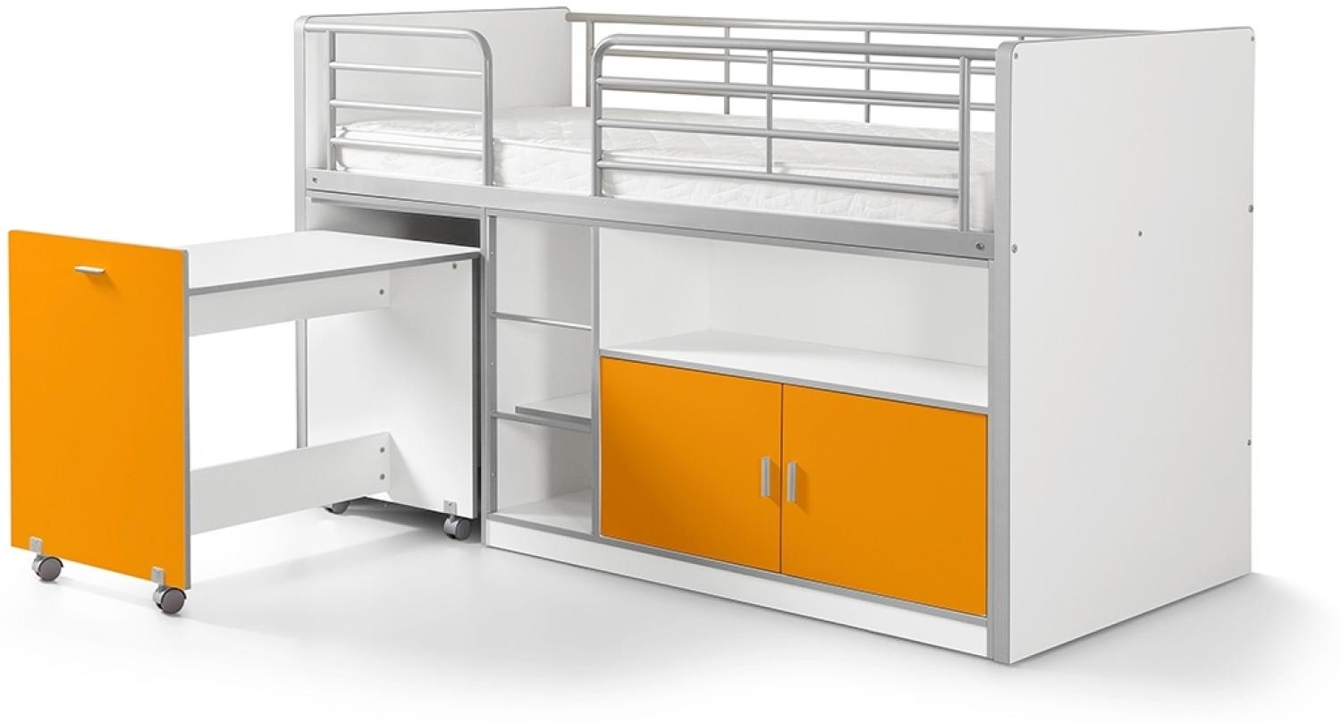 Vipack 'Bonny' Funktionsbett weiß/orange Bild 1